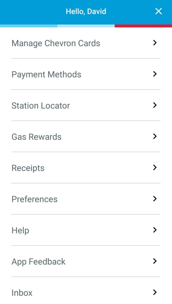 Chevron's Mobile Fuel Payment App Features and Options