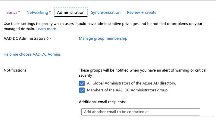 Azure AD Domain Services - Administration