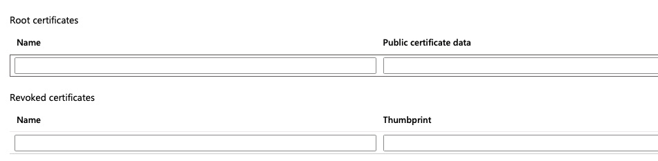 Root Certificate