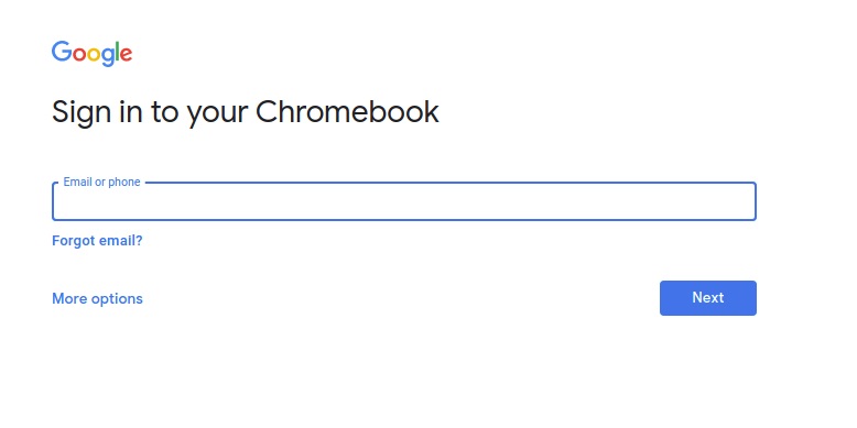 Sign in to your Chromebook